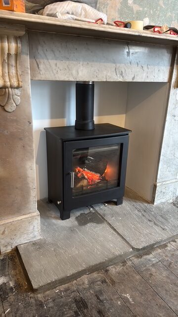 Fire and chimney installation by Jobsons, project 12